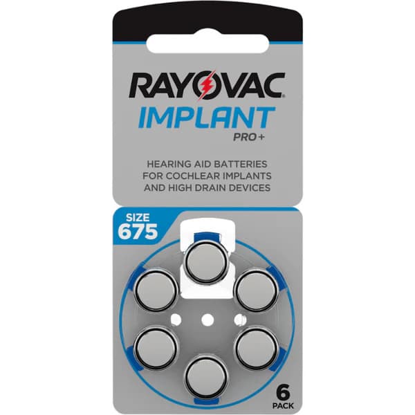 Rayovac Implant PRO+ 675 / Cochlear-implantat