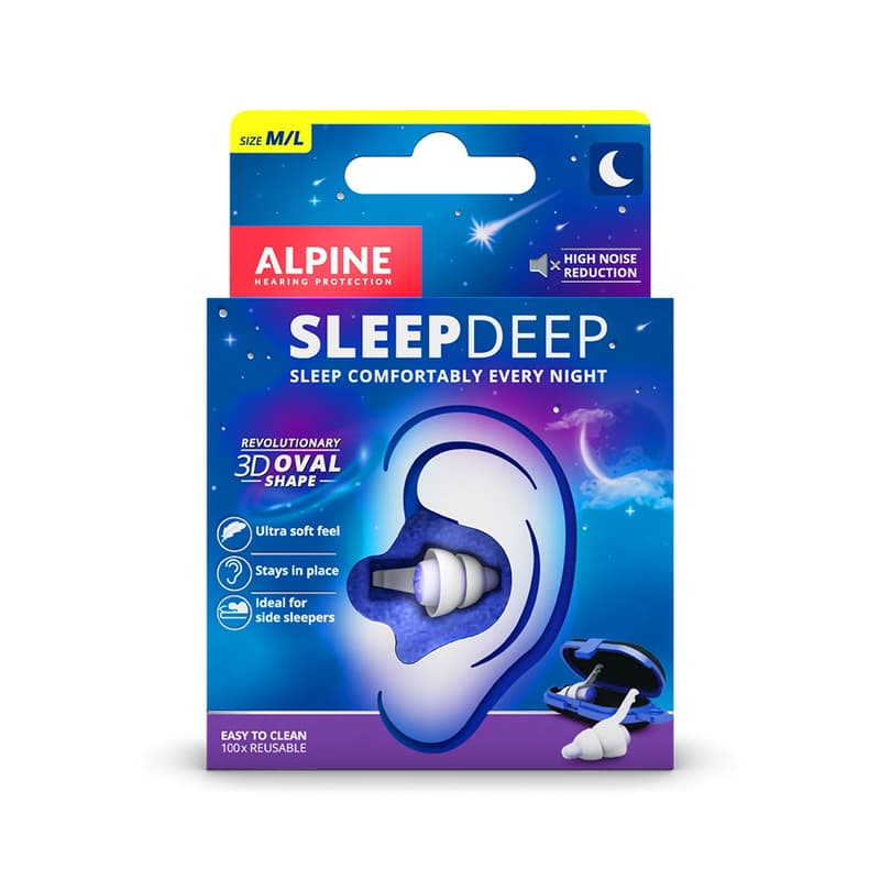 Alpine SleepDeep - Behagelige ørepropper til søvn