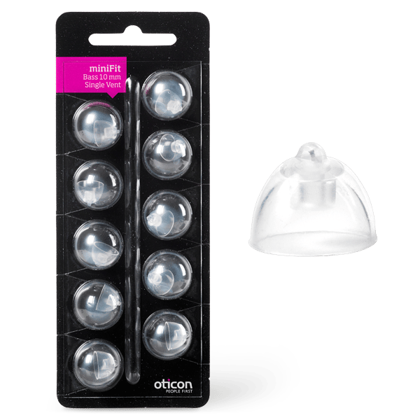 Oticon Bass Singel Vent MiniFit 10-pak