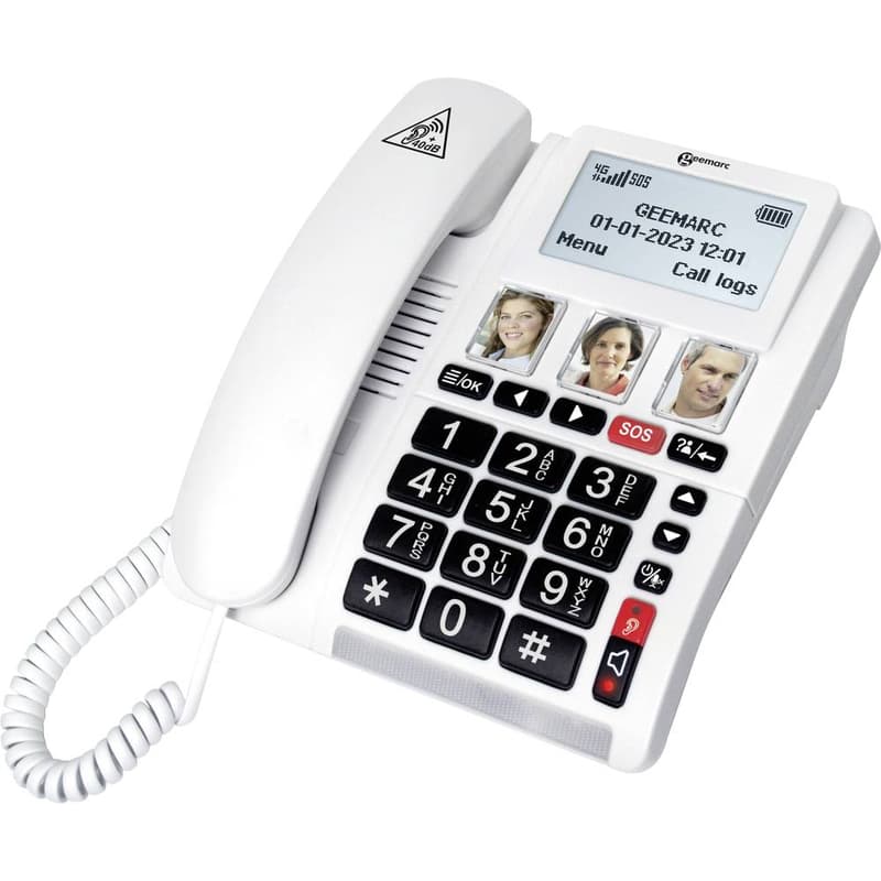 Geemarc CL9000 Bordtelefon til SIM-kort (4G)