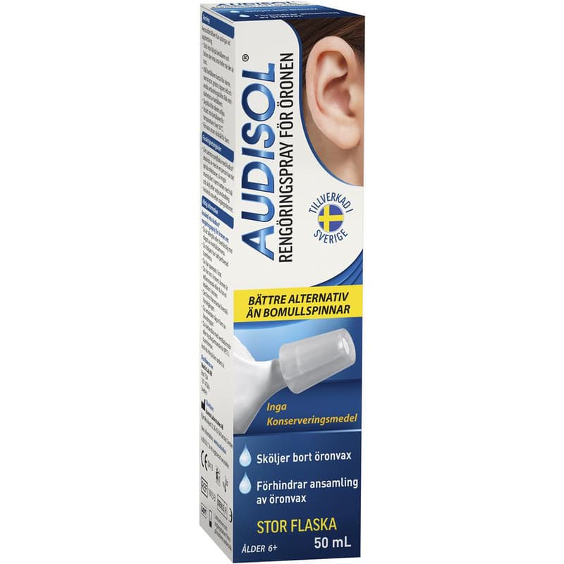 Audisol Rensespray til ørerne 50 ml